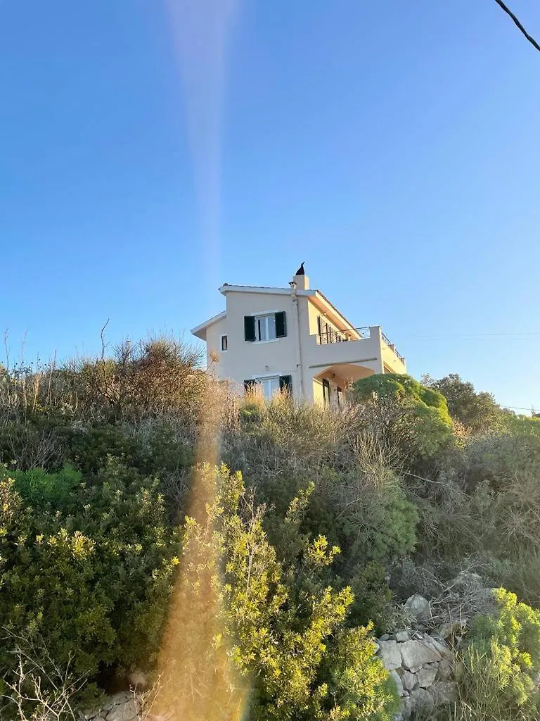 Semesterbostad Les Oliviers Villa With Sea View On Petani Beach Vóvikes
