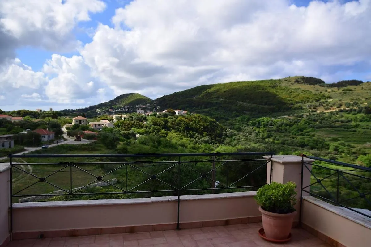 Semesterbostad Les Oliviers Villa With Sea View On Petani Beach Vóvikes