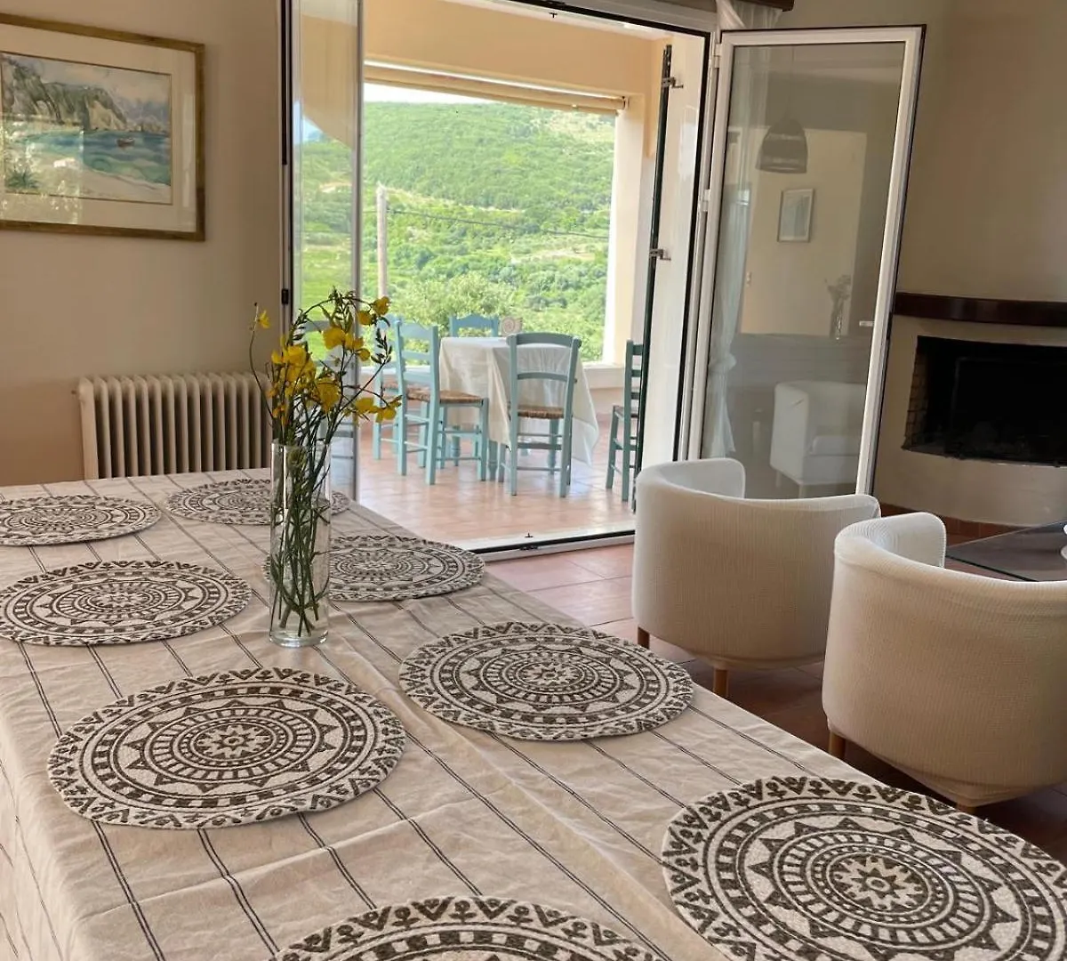Les Oliviers Villa With Sea View On Petani Beach Vóvikes